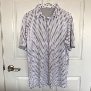 Galvin Green golf polo shirt geometric print short sleeve Size XL